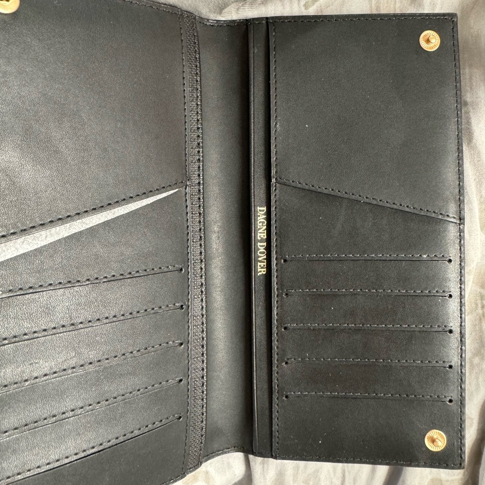 Dagne Dover vinyl wallet new